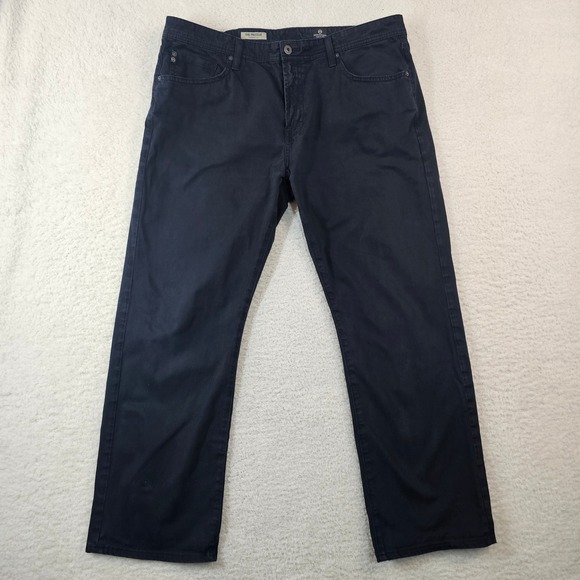 Ag Adriano Goldschmied Other - AG Adriano Goldschmied The Protege Straight Leg Navy Blue Pants 38x34